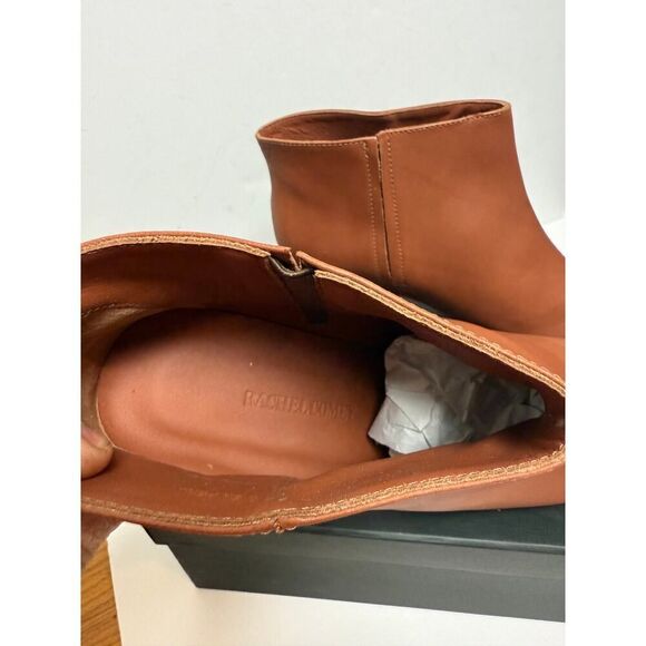 NEW! Rachel Comey Mars Leather Ankle Boots in Whiskey NWT Sz. 9.5 - Picture 5 of 10
